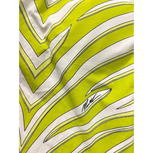 Michael Michael Kors Limeade One-Piece Swimsuit With Side Tie Bikini Bottoms Sm - Picture 4 of 7